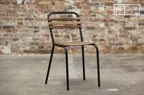 Industrial wooden chair Mistral