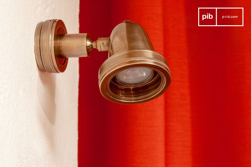 Gold brass wall sconce Cherny