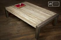 Coffee table in recycled teak Saint Louis