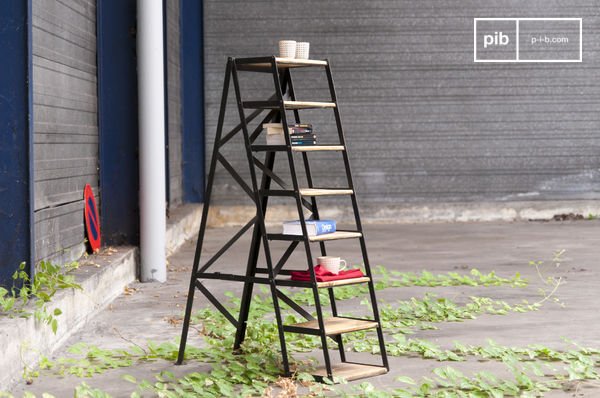 Black wooden on sale step ladder