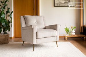 Elbrouz grey velvet armchair