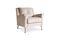 Miniature Beige velvet armchair Elbrousse Clipped