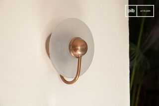 Graham gilded brass and glass wall light